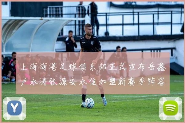 上海海港足球俱乐部正式宣布岳鑫卢永涛张源安永佳加盟新赛季阵容更新